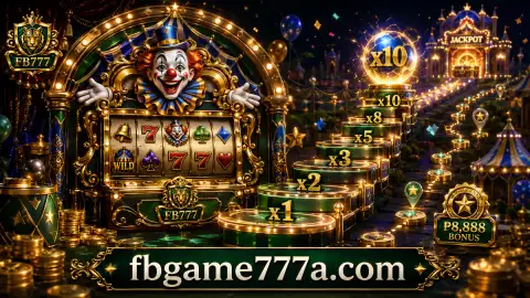 fb777 slot casino login: Golden tiger framed by antique-gold details and deep emerald slot artwork in the FB777 feature