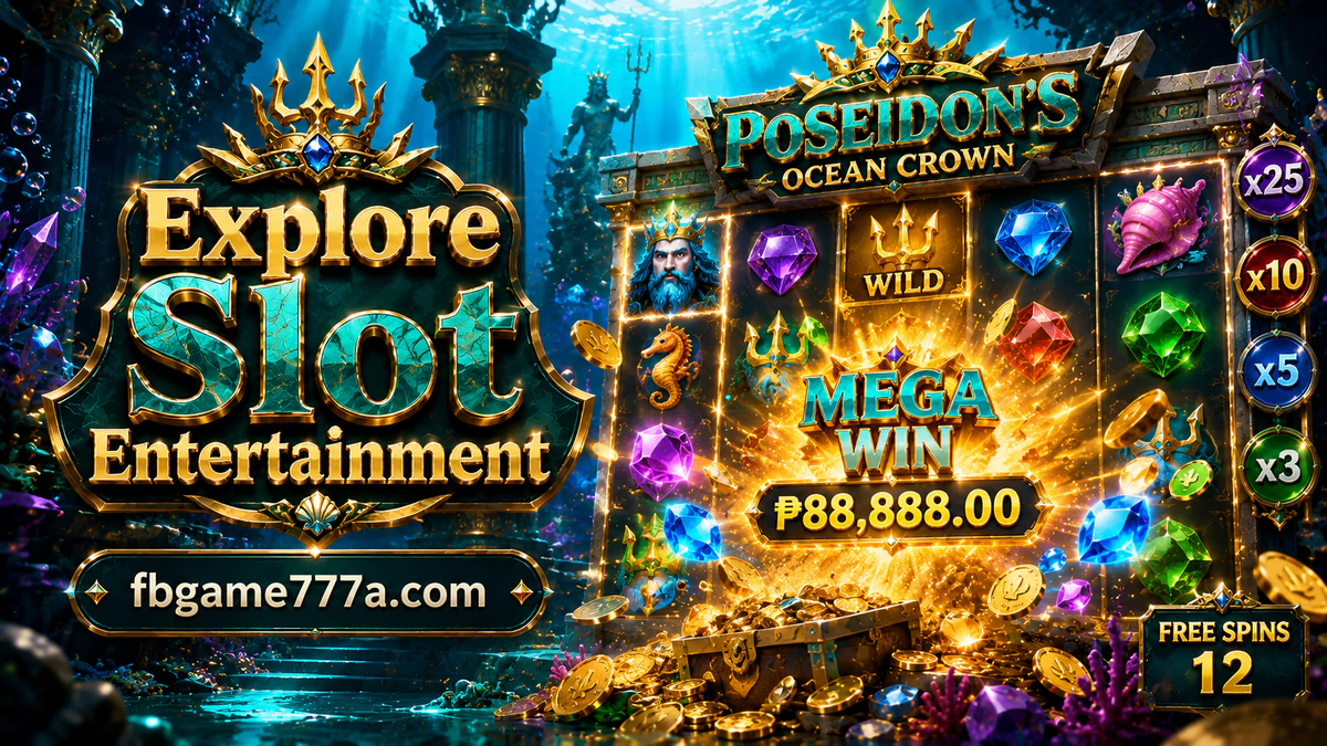 FB777 slot games artwork with a golden tiger framed by emerald and antique-gold slot details